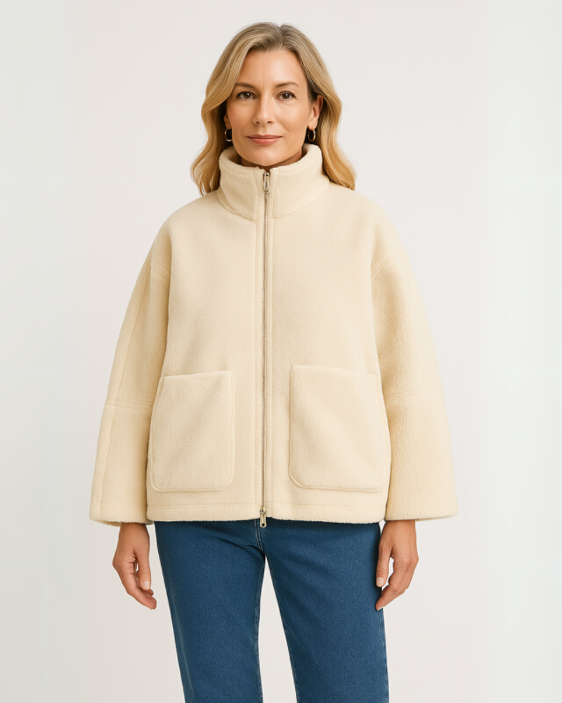 Layla Women Oversized Teddy Jacket Stylish Warmth