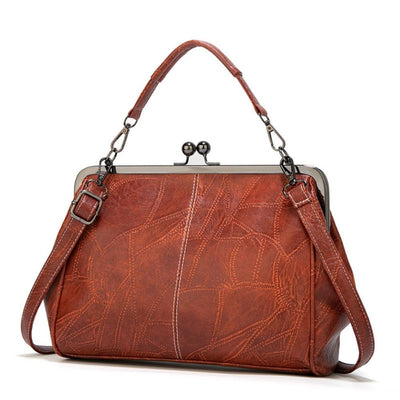 Harriet Vintage Flap Closure Handbag