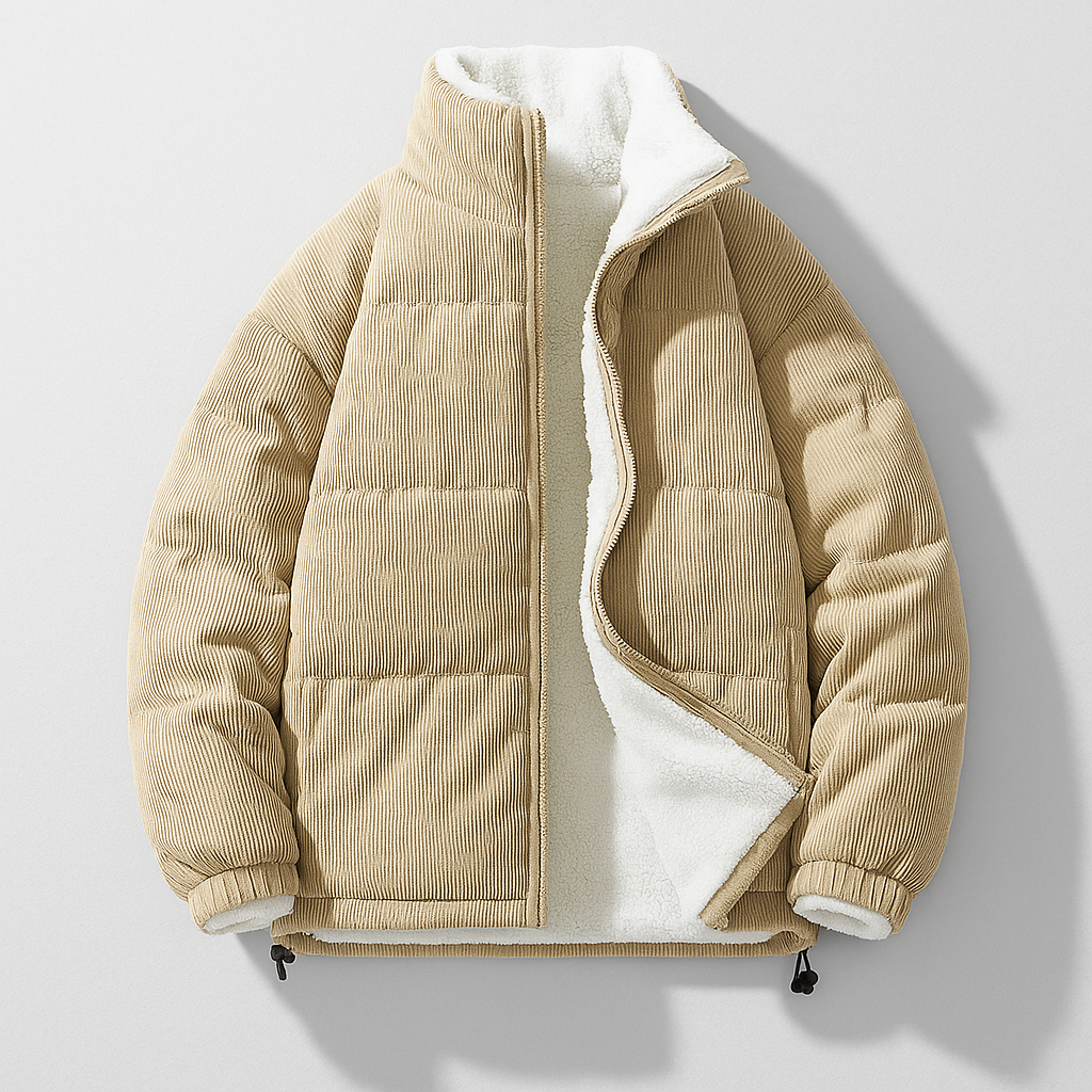 Miya Women Corduroy Jacket Plush Lining