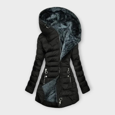 Monique Women Faux Fur Coat Elegant Warmth