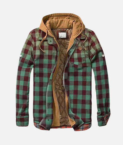 Elsie Stylish Patchwork Plaid Jacket