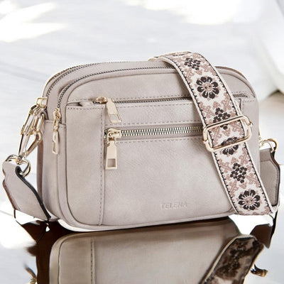 Zarinde Refined Leather Shoulder Bag