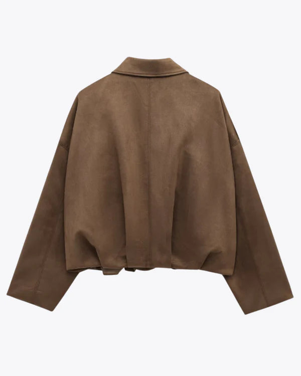 Mirana Women Oversized Bomber Jacket Versatile Layer