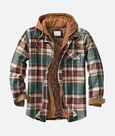 Elsie Stylish Patchwork Plaid Jacket
