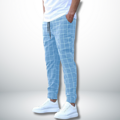 Federico - Comfortable Checked Pattern Pant