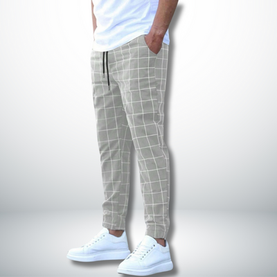Federico - Comfortable Checked Pattern Pant