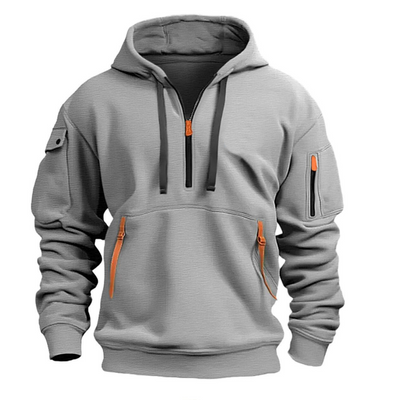 Zane - Long Sleeve Multi Pocket Hoodie
