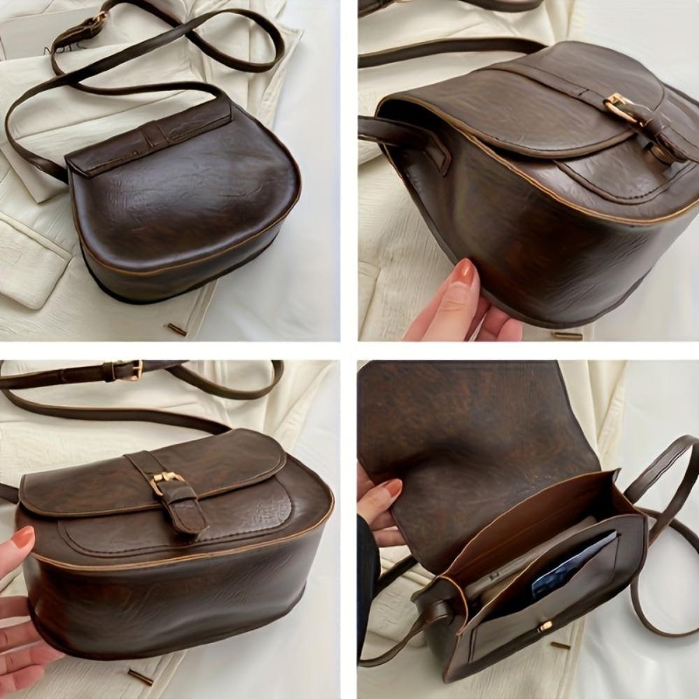 Lily Classic Saddle-Shaped Crossbody Bag