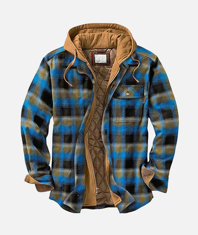 Elsie Stylish Patchwork Plaid Jacket