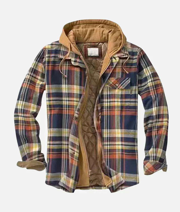 Elsie Stylish Patchwork Plaid Jacket