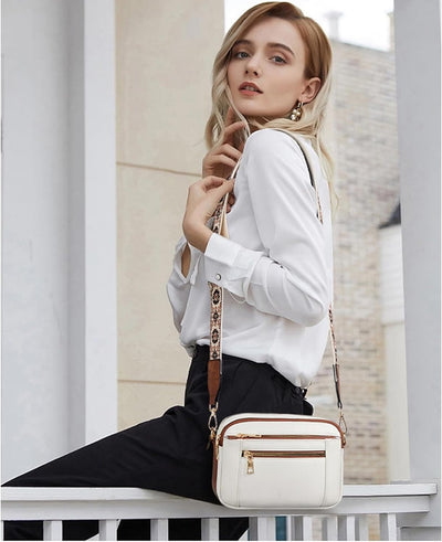 Zarinde Refined Leather Shoulder Bag
