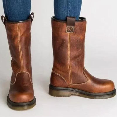 Brunhilde Leather Winter Boots