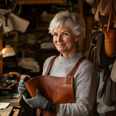 Harriet Vintage Flap Closure Handbag