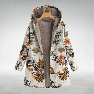 Traxex Women Floral Fleece Jacket Comfortable Style
