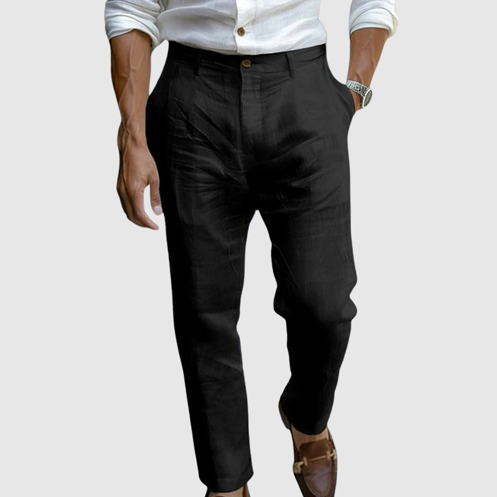 Dirk Tropez Chic Linen Pants