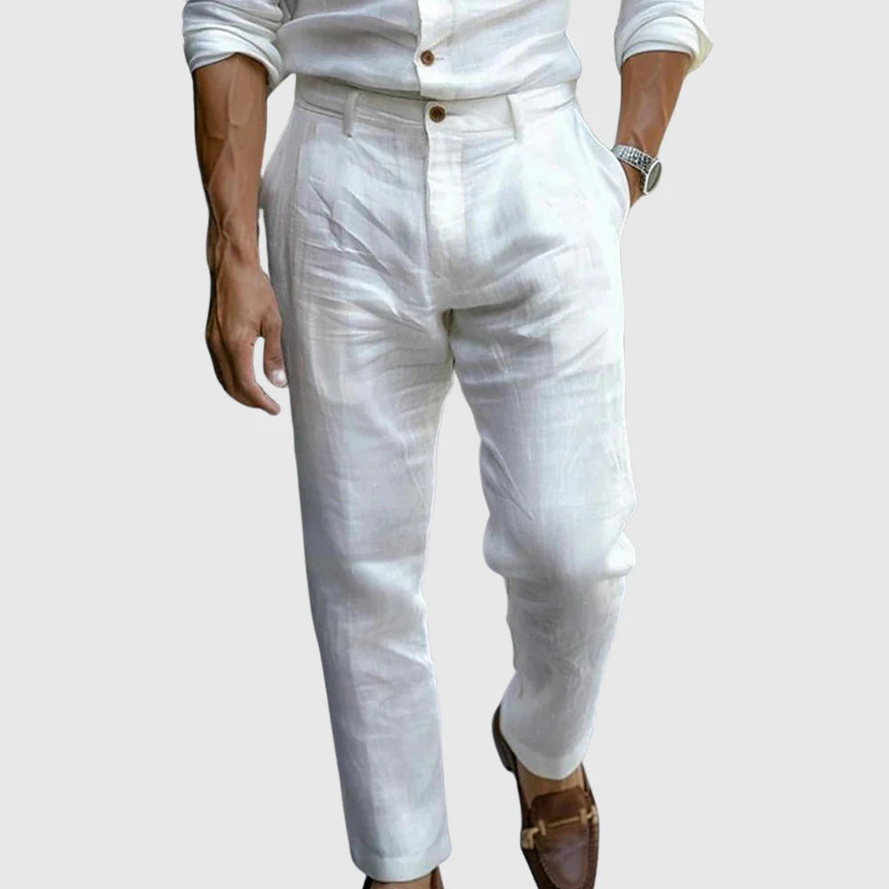 Dirk Tropez Chic Linen Pants