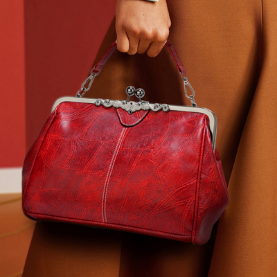 Harriet Vintage Flap Closure Handbag