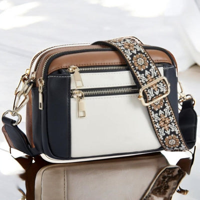 Zarinde Refined Leather Shoulder Bag