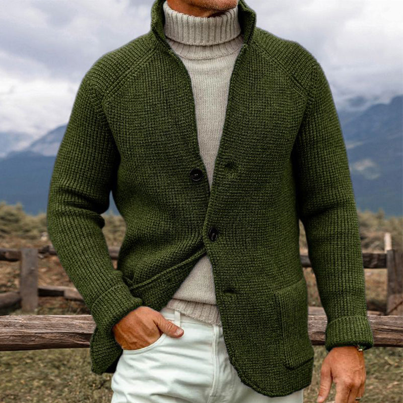 Harrith Knit Cardigan in Coarse Knit Look