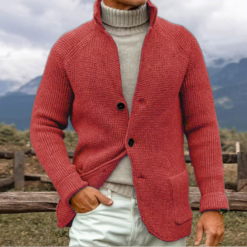 Harrith Knit Cardigan in Coarse Knit Look