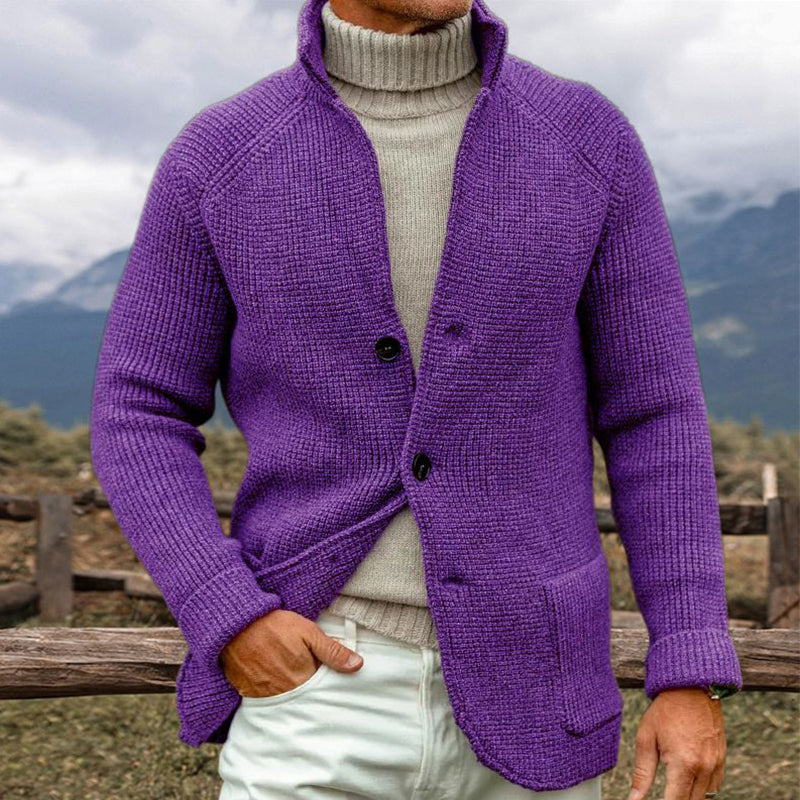 Harrith Knit Cardigan in Coarse Knit Look