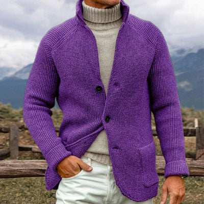 Harrith Knit Cardigan in Coarse Knit Look
