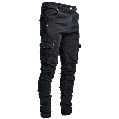 Euan - Elastic Jeans With Multi Pocket
