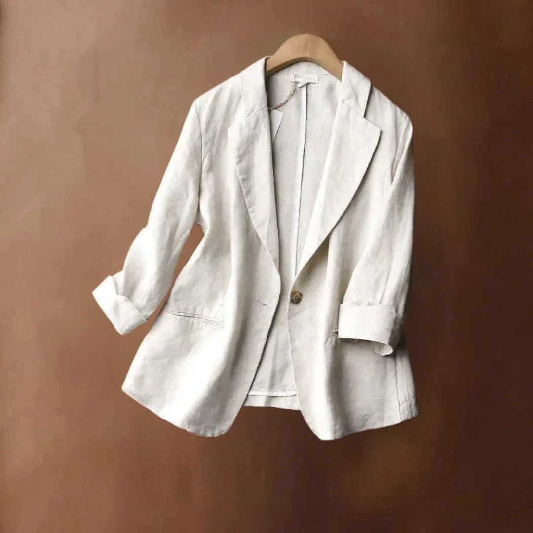 Cressida - Stylish Linen Blazer