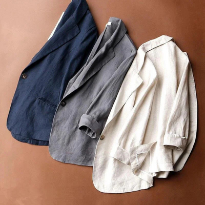 Cressida - Stylish Linen Blazer