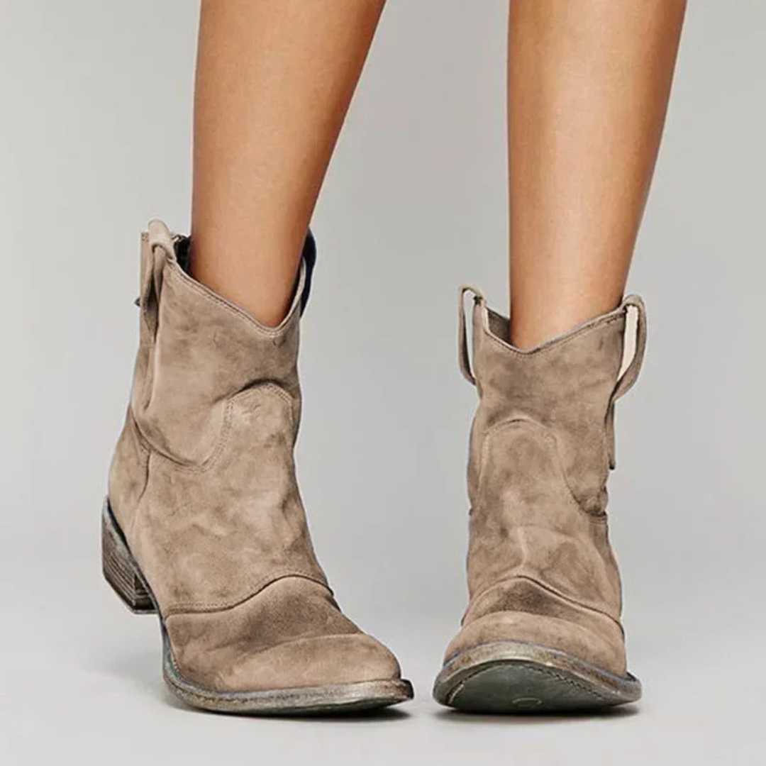 Indie Cowgirl-Inspired Ankle Boots