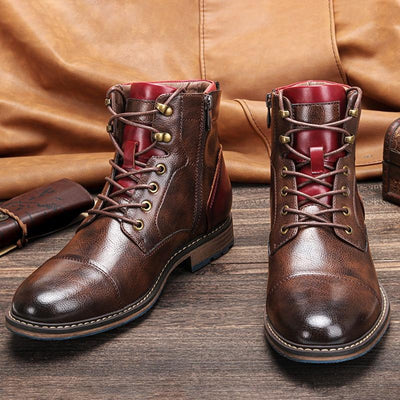 Taliesin Leather Oxford Boots