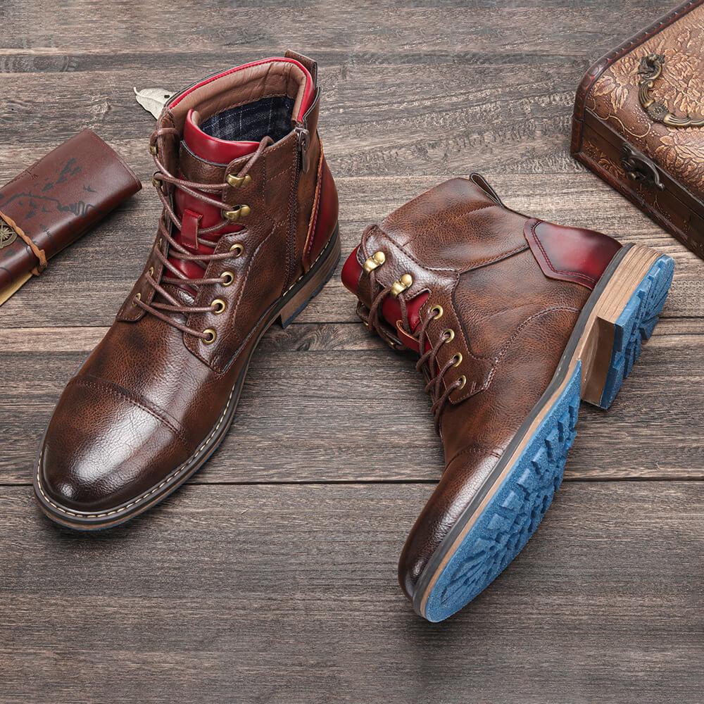 Taliesin Leather Oxford Boots