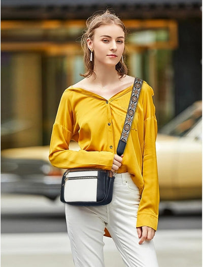 Zarinde Refined Leather Shoulder Bag