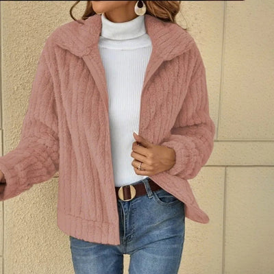 Elisabeth Women Cozy Fuzzy Jacket Warm
