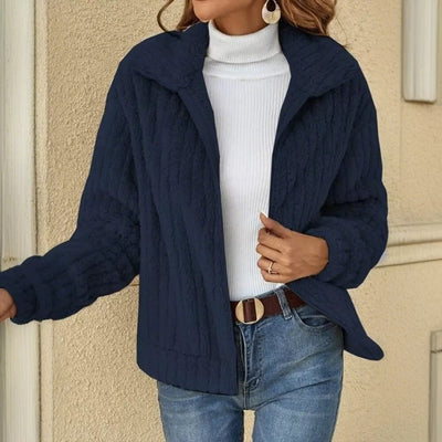 Elisabeth Women Cozy Fuzzy Jacket Warm