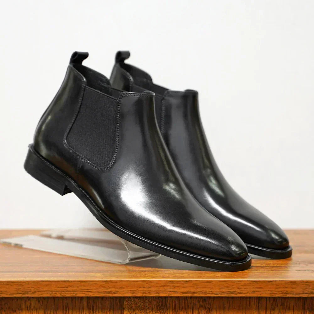 Charlie Refined Leather Chelsea Boots