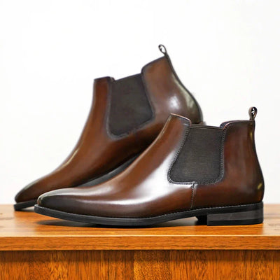 Charlie Refined Leather Chelsea Boots